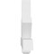 Ekena Millwork Kennewick Architectural Grade PVC Gable Bracket, 72"W x 21"H x 4"D x 4"F, 7/12 Pitch GBP072X21X0404KEN00 - alternate 3